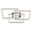 Briloner LED Deckenleuchte Chrom 80x50cm 57W 5700lm...