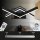 Briloner LED Deckenleuchte Schwarz 65x65cm 18W 1800lm CCT 2700K-6500K RGB Backlight + Fernbedienung