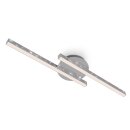 Briloner LED Deckenleuchte Chrom 60x14cm 10,5W 1400lm...
