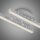 Briloner LED Deckenleuchte Chrom 60x14cm 10,5W 1400lm warmweiß 3000K Glitzereffekt