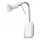 Eglo LED Wandleuchte Spot Eridan Chrom/Weiß 5W GU10 400lm warmweiß Schalter