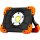 REV LED Akku Arbeitsleuchte Lampe Fluter Flood Schwarz IP44 5W 500lm 7200K kaltweiß USB