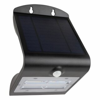 REV LED Solar Außenleuchte Wandlampe Butterfly Schwarz IP54 3,2W 400lm 4000K Sensor
