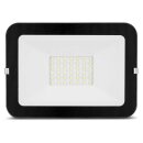 REV LED Strahler Fluter Mirano Schwarz IP65 30W 2700lm Tageslicht 6500K kaltweiß