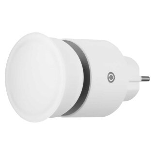REV LED Steckdosenstrahler Weiß IP44 10W 1000lm warmweiß 3000K 4 Stufen dimmbar