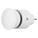 REV LED Steckdosenstrahler Weiß IP44 10W 1000lm...