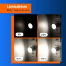 REV LED Steckdosenstrahler Weiß IP44 10W 1000lm...