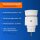REV LED Steckdosenstrahler Weiß IP44 10W 1000lm warmweiß 3000K 4 Stufen dimmbar