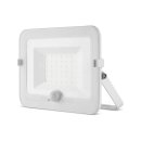 REV LED Strahler Fluter Mirano Weiß IP44 30W 2700lm Tageslicht 6500K kaltweiß Bewegungsmelder