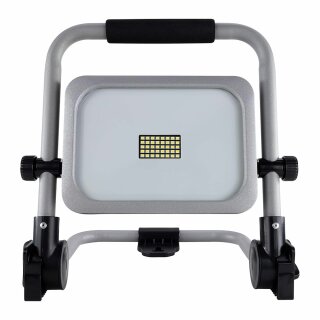 REV LED Akku Arbeitsstrahler Fluter Bright Silber IP54 20W 2000lm Kaltweiß verstellbar Ständer