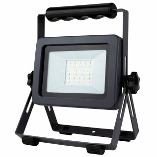 REV LED Fluter Strahler Flare Schwarz IP65 20W 1700lm kaltweiß Ständer Kabel Stecker