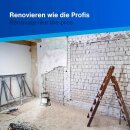 REV LED Arbeitsleuchte Fluter Baustrahler Flare Schwarz IP65 30W 2550lm kaltweiß Ständer Kabel Stecker