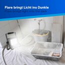 REV LED Arbeitsleuchte Baustrahler Flare IP65 50W 4250lm Tageslicht 6500K auf Ständer