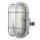 REV LED Wandlampe Deckenleuchte Oval Grau IP44 5W E27 400lm Warmweiß 3000K mit Schutzkorb