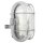 REV LED Wandlampe Deckenleuchte Oval Grau IP44 5W E27 400lm Warmweiß 3000K mit Schutzkorb