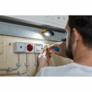 Brennenstuhl LED Taschenlampe Arbeitsleuchte 200+20lm Tageslicht 6500K kaltweiß 360° drehbar Batterie 3 x AAA