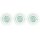 3 x Light Topps Halogen Einbaustrahler Spot weiß 42W = 50W GU10 490lm warmweiß 2700K dimmbar