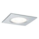 Paulmann LED Einbauleuchte quadratisch Alu 7W GU10 IP44...