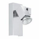 Eglo Halogen Wandlampe Deckenleuchte Piana Chrom 40W GU10...