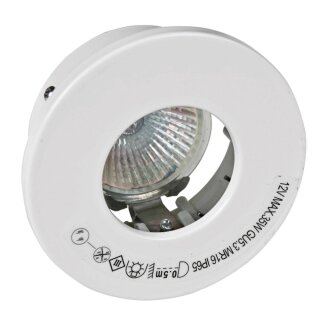 Light Topps Halogen Einbauleuchte Strahler IP65 35W GU5,3 430lm warmweiß dimmbar