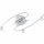 Eglo Halogen Deckenleuchte Virgo Chrom 58cm 4 x 20W + 2 x 10W G4 1080lm warmweiß 2700K