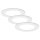 3 x Briloner LED Einbauleuchte Weiß rund Ø12cm IP44 7W 600lm Neutralweiß 4000K