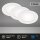 3 x Briloner LED Einbauleuchte Weiß rund Ø12cm IP44 7W 600lm Neutralweiß 4000K