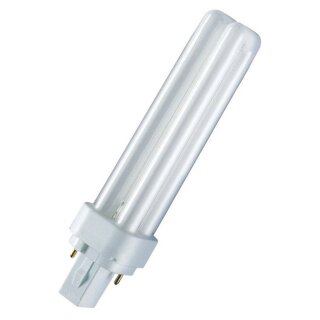 Kompaktleuchtstofflampe CFL 10W/865 G24d-1 2P 600lm Tageslicht 6500K kaltweiß