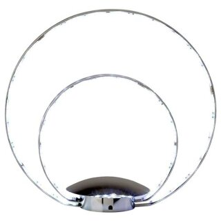 Brilliant LED Tischleuchte Melina Chrom 11W RGBW 3000K dimmbar mit Fernbedienung