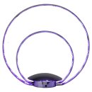 Brilliant LED Tischleuchte Melina Chrom 11W RGBW 3000K dimmbar mit Fernbedienung