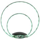 Brilliant LED Tischleuchte Melina Chrom 11W RGBW 3000K dimmbar mit Fernbedienung