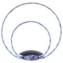 Brilliant LED Tischleuchte Melina Chrom 11W RGBW 3000K dimmbar mit Fernbedienung