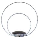 Brilliant LED Tischleuchte Melina Chrom 11W RGBW 3000K dimmbar mit Fernbedienung