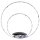Brilliant LED Tischleuchte Melina Chrom 11W RGBW 3000K dimmbar mit Fernbedienung