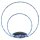 Brilliant LED Tischleuchte Melina Chrom 11W RGBW 3000K dimmbar mit Fernbedienung