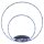 Brilliant LED Tischleuchte Melina Chrom 11W RGBW 3000K dimmbar mit Fernbedienung
