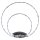 Brilliant LED Tischleuchte Melina Chrom 11W RGBW 3000K dimmbar mit Fernbedienung