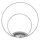 Brilliant LED Tischleuchte Melina Chrom 11W RGBW 3000K dimmbar mit Fernbedienung