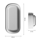 Spectrum LED Wandlampe Deckenleuchte Außenlicht Pastilo Weiß Oval IP54 10W 1200lm CCT 2700/4000/6000K