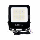 LED line PRIME LED Fluter Außenstrahler Schwarz...