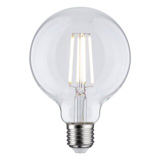 Paulmann LED Filament G95 Globe 4W = 62W E27 klar 840lm Neutralweiß 4000K Ultra effizient
