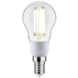 Paulmann LED Filament P45 Tropfen 2,5W = 43W E14 klar 525lm warmweiß 3000K ultra effizient