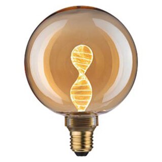 Paulmann LED Helix G125 Globe 3,5W = 19W E27 Gold 180lm extra warmweiß 1800K
