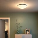 Philips LED Deckenleuchte Ballan Weiß rund Ø40cm IP20 22W 1800lm warmweiß