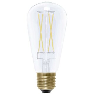 Segula LED Filament Edison Rustika Long Style 5W E27 klar 400lm extra warmweiß 2200K DIMMBAR
