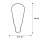 Segula LED Filament Edison Rustika Long Style 5W E27 klar 400lm extra warmweiß 2200K DIMMBAR