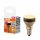Osram LED Star Flat Lamp 3,5W = 26W E14 matt 270lm warmeiß 2700K 3-Stufen-Dimmbar + Aufsatzringe