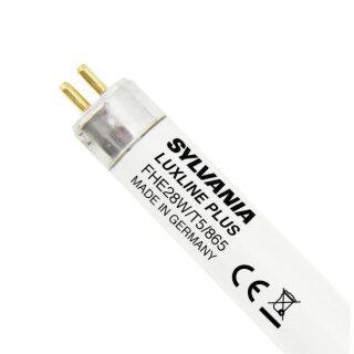 Sylvania Leuchtstofflampe T5 Röhre Luxline Plus 1149mm 28/865 G5 2700lm Tageslicht 6500K kaltweiß