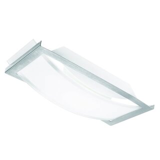 Ledvance LED Glas Deckenleuchte Lunive ARC silber 8W = 40W 330lm warmweiß 3000K