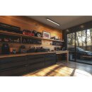 Spectrum LED Feuchtraumleuchte Limea Plug Weiß 150cm IP65 45W 6000lm Neutralweiß 4000K mit Stecker + Schalter